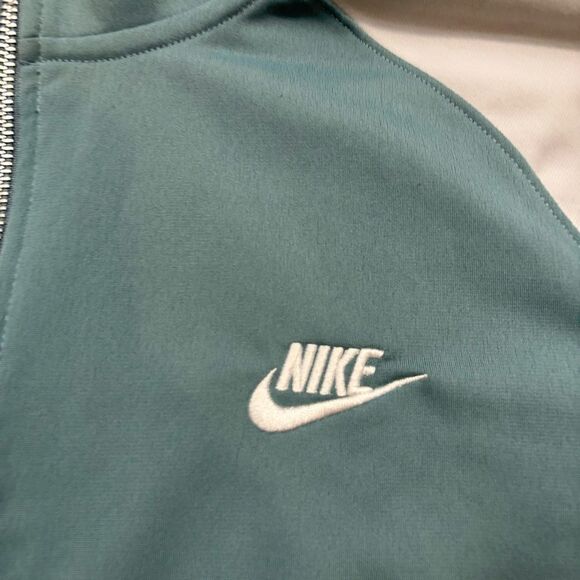 Men’s Nike Blue Green Full Zip Track Jacket Size Large - Picture 9 of 12